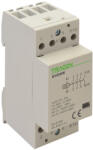 Tracon 230V, 50Hz, 2 Mod, 4×NO, AC1/AC7a, 25A, EVOHK4-25 Installációs kontaktor 5997374210683