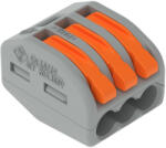 Wago Oldható vezetékösszekötő 32A/400v, 3X0, 8-4 mm2 222-413