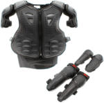 XTR Set protectie corp si genunchi, cross enduro atv, copii XTR X2, marime universala, culoare negru (EVRTT-914) - mxenduro