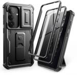 Tech-Protect Carcasa 360 grade Tech-Protect Kevlar Cam Plus compatibila cu Samsung Galaxy S26, Negru (5906302352395)