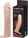  Пенис удължител с лента за тестиси, 18см. - Penis Sleeve (DEBRA01389)