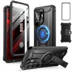 SUPCASE Carcasa 360 grade Supcase Unicorn Beetle Pro cu MagSafe compatibila cu Samsung Galaxy S26 Ultra, Negru (843439160736)