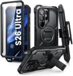 SUPCASE Carcasa 360 grade Supcase iBlason ArmorBox Clip cu MagSafe compatibila cu Samsung Galaxy S26 Ultra, Negru (843439160903)