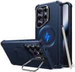 ESR Carcasa ESR Cyber Tough cu MagSafe si Kickstand compatibila cu Samsung Galaxy S26 Ultra, Albastru (4894240295915)