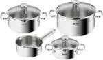 Tefal Set oale Tefal Duetto A705A8 7 piese otel inoxidabil compatibil inductie (A705A835)