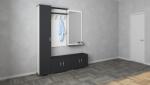 haaus Set Hol Como V7, Antracit/Alb, L 165 cm (914738)