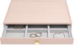 Stackers Casetă pentru bijuterii Stackers cu 9 compartimente supersize roz cu sertar (75905)