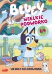 HarperCollins Polska Wielkie podwórko. Bluey. Wesoła kolorowanka