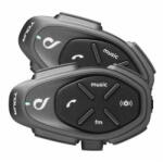 Interphone Casti Interfon TOUR HD pentru motocicleta, 1500 m, 2 buc, Negru (TOUR HD)