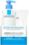 La Roche-Posay Pachet Crema de spalare Lipikar Syndet AP+, 400 ml + Rezerva, 400 ml, La Roche-Posay