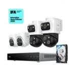 Anker eufy NVR biztonsági rendszer S4 (8 csatornás NVR, 2 PoE Bullet-PTZ kamerával és 2 PoE Turret kamerával) (E8E00325) (E8E00325)