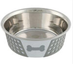 TRIXIE Castron Trixie cu capac metalic din silicon alb/gri alb/gri - petfusion - 42,70 RON