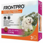 FRONTPRO Comprimat masticabil pentru câini XS 2-4 kg 3x11 mg