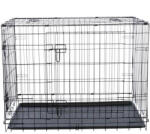 TRIXIE Home Kennel "M-L" - cușcă de interior (metal zincat, negru) pentru câini (93x69x62 cm)