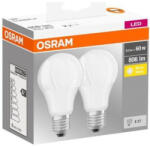 OSRAM 2db E27 8.5W (60W) 806lm 2700K (melegfehér) LED-es fényforrás