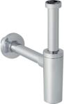 Geberit - Sifon anti-miros tubular pentru lavoar, evacuare orizontală, d 32 mm, G 1 1/4, crom lucios 151.034. 21.1 (151.034.21.1)