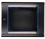 Extralink 9U 600X450 hanging rack rack black