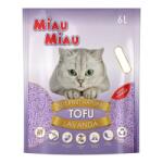 MiauMiau Asternut igienic pentru pisici Miau Miau Tofu Lavanda 6L