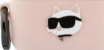 Karl Lagerfeld Husă din silicon Karl Lagerfeld 3D Logo NFT Choupette Head pentru AirPods Pro 3 roz (KLAP3RUNCHP)
