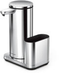 simplehuman 414ml + szivacs tartó - fényes rozsdamentes acélból készült