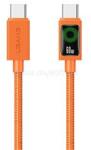 USAMS SJ773 adatkábel Type-C - Type-C, 120cm, NARANCSSÁRGA (SJ773USB02) (SJ773USB02)