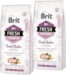 Brit Fresh Pui și cartofi pentru creșterea sănătoasă a cățeilor 2x12kg