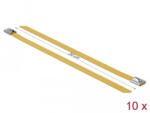 Delock Rozsdamentes Acél Kábelkötegek Hossza 200 x Szélesség 7, 9 mm sárga 10 db. (18789) (18789) - flylite
