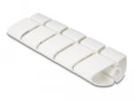 Delock 75 x 45 mm-es kábelcsatornához alkalmas foglalati elem, 5 db. ezüst fehér (20803) (20803) - flylite