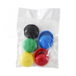 BLUERING Mágnes 30mm, 10 db/csomag, 5 különböző szín (JJ411310A-30) (JJ411310A-30)