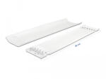 Delock Öntapadós kábelcsatorna 85 x 10 mm foglalatú és 300 mm hosszú, 2 db. fehér (20886) (20886) - flylite