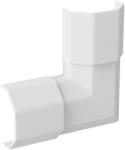 Logilink Kábelcsatorna-csatlakozó 90 , ABS, 33x33x18mm, fehér (KAB0116) - flylite