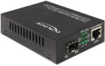 Delock PoE+ média átalakító 10/100/1000Base-T SFP-re (86180)