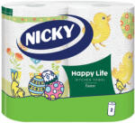 Nicky Happy Life Easter konyhai papírtörlő 2 rétegű 2 tekercs