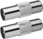 EMOS brand of Legrand EMOS R5850.2, F-IEC átalakító 2db/bliszter (R5850-2)