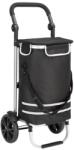 monzana® Bevásárlókocsi 56 L - fekete (108231)