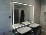 LED Mirror Studio LED tükör négyzet 120x80 cm körben világító (LEDT-NK-120-80)