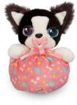  Bébi interaktív plüss kutyus pink táskában 14, 5 cm - Border Collie (922372)