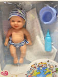 Berjuan pisilős fiú játékbaba 30 cm-es (515F)