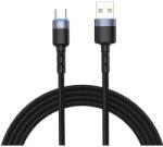 Tellur Cablu de date Tellur USB Type-C cu LED, Nailon, 2m, Negru (TLL155314)