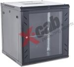 Interlink Cabinet metalic de perete 19", tip rack wallmount, 12U 600x450 mm, Xcab S Negru (IL_66431)