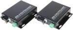 Atu Tech Set transmisie 1 canal video AHD/CVI/TVI + 1 RS485 pe fibra optica 20KM - 1080P OVH-1D/SC (OVH-1D/SC)