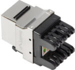 Lanberg Cuplaj modular Lanberg Keystone RJ45->LSA 180° FTP cat5e negru cu gri (KSF5-1000)