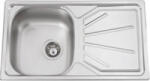 Studio Casa Chiuveta bucatarie Studio Casa Okio Rovigo TXT 780x435x145 mm adancime cuva 145 mm orientarea cuvei pe partea stanga montare pe blat (C54781631BE) Chiuveta