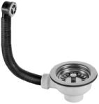 McALPINE 6/4˝ D114 leeresztő túlfolyóval (HC160-FS)