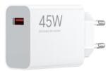 Xiaomi hálózati töltő USB aljzat (45W, gyorstöltő) FEHÉR (170344)