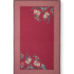 Pip Studio Rózsaszín Virág Fesztivál terítő - 140 x 180 cm