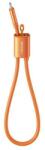 USAMS U97 cablu de date Type-C - Type-C, 30cm, NARANSSÁRGA (SJ784USB02)