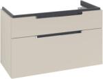 Villeroy & Boch Subway 2.0 dulap 98.7x44.9x59 cm sub chiuveta pe perete gri A91510VN (A91510VN)