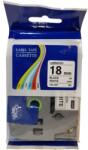 Zafir TZe-241 WHITE BOTTOM BLACK LAMINATED 18MM/8M NEW FINE PENCIL