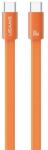 USAMS U96 cablu de date Type-C - Type-C, 120cm, NARANSSÁRGA (SJ783USB02)